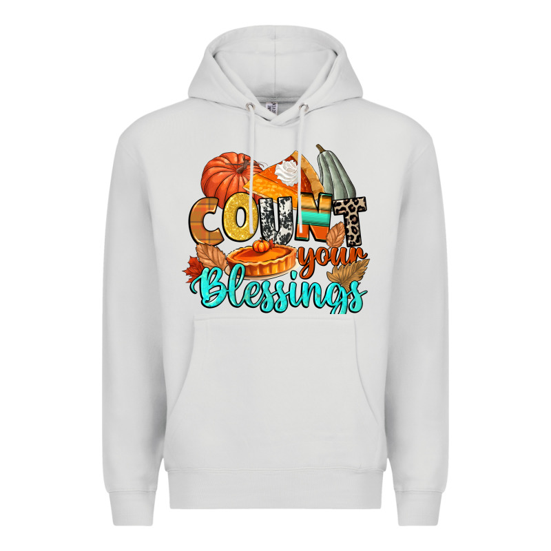 Count Your Blessings Premium Hoodie by CowGirlArtShop | Teevron