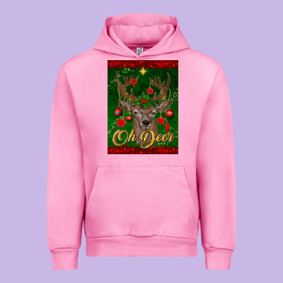 Oh Deer Car Air Freshener Urban Hoodie Designed By Bundleandbundleshop