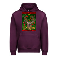 Mauve Wine oh deer car air freshener Urban Hoodie - BundleAndBundleShop