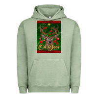 Pigment Oil Green oh deer car air freshener Urban Hoodie - BundleAndBundleShop