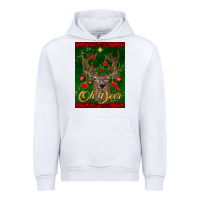 White oh deer car air freshener Urban Hoodie - BundleAndBundleShop