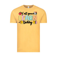 Vintage Mustard y'all gonna learn today Vintage Tee - MaliasSmallBusiness