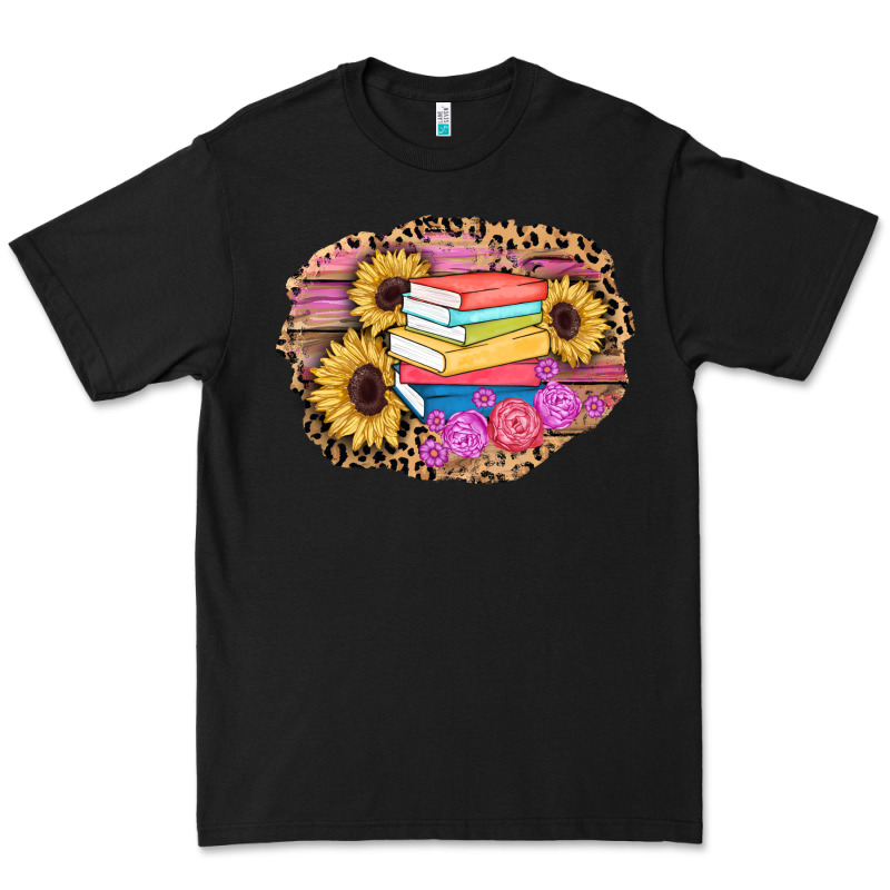 Books Sunflower Back To School Background Premium Tee by AdoDesignShop | Teevron