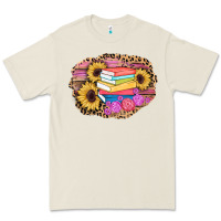 Bone books sunflower back to school background Premium Tee - AdoDesignShop