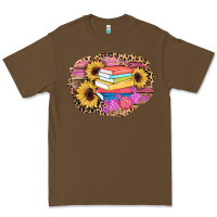 Cacao books sunflower back to school background Premium Tee - AdoDesignShop