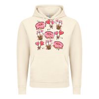 Vintage Artic valentines day doodles Vintage Hoodie - MaliasSmallBusiness