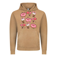 Vintage Camel valentines day doodles Vintage Hoodie - MaliasSmallBusiness