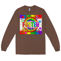 Chestnut Foster Love LGBTQ+ Tumbler Long Sleeve Tee - BundleAndBundleShop