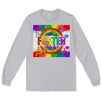 Moon Dust Foster Love LGBTQ+ Tumbler Long Sleeve Tee - BundleAndBundleShop