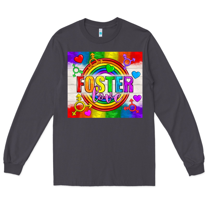 Foster Love Lgbtq+ Tumbler Long Sleeve Tee by BundleAndBundleShop | Teevron