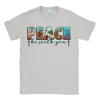 Moon Dust peace be with you cross Classic Tee - NancyCooperArtShop