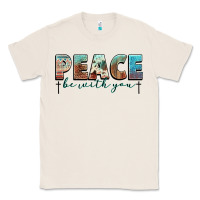Natural peace be with you cross Classic Tee - NancyCooperArtShop