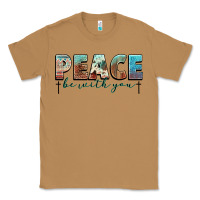 Toasted Coconut peace be with you cross Classic Tee - NancyCooperArtShop