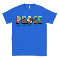 True Royal peace be with you cross Classic Tee - NancyCooperArtShop