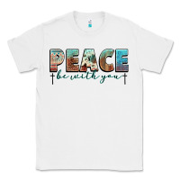 White peace be with you cross Classic Tee - NancyCooperArtShop