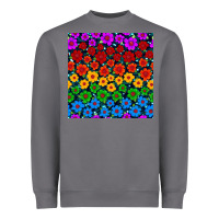 Storm Pride lgbtq flowers seamless pattern Heavyweight Sweatshirt - BundleAndBundleShop