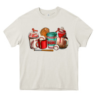 Cream baseball coffee cup Heavy Core Tee - AdoDesignShop