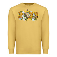 Antique Gold 2023 skeleton middle finger new year Premium Sweatshirt - CowGirlArtShop
