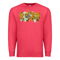 Cardinal 2023 skeleton middle finger new year Premium Sweatshirt - CowGirlArtShop