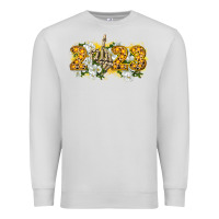 Dove Grey 2023 skeleton middle finger new year Premium Sweatshirt - CowGirlArtShop