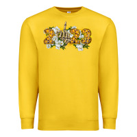 Lemon 2023 skeleton middle finger new year Premium Sweatshirt - CowGirlArtShop