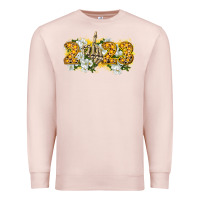 Pale Pink 2023 skeleton middle finger new year Premium Sweatshirt - CowGirlArtShop