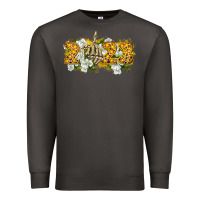 Smoke 2023 skeleton middle finger new year Premium Sweatshirt - CowGirlArtShop