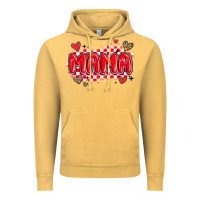 Vintage Mustard valentine mama Vintage Hoodie - MaliasSmallBusiness