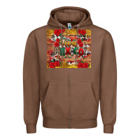 Chestnut Viva Mexico Zipper Hoodie - texasbilliewilder
