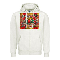 Oatmeal Heather Viva Mexico Zipper Hoodie - texasbilliewilder