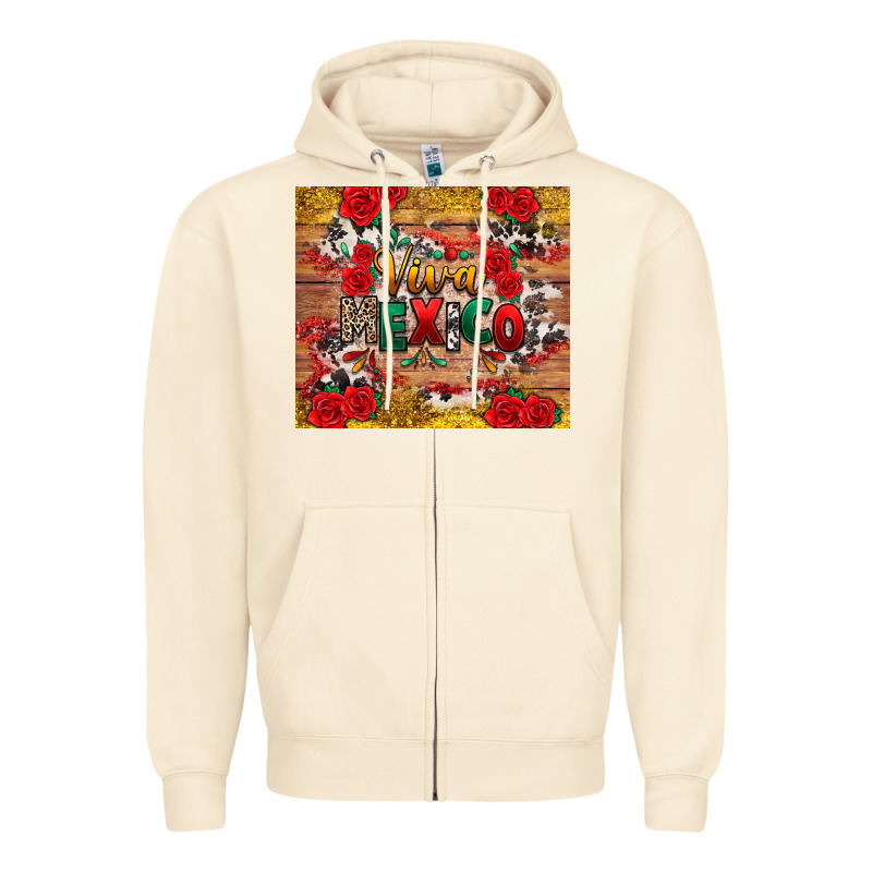 Viva Mexico Zipper Hoodie by texasbilliewilder | Teevron