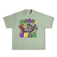 Oil Green mardi gras Urban Heavy Tee - MaliasSmallBusiness