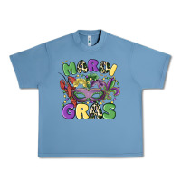 Pebble Blue mardi gras Urban Heavy Tee - MaliasSmallBusiness