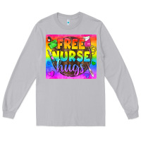 Moon Dust Free Nurse Hugs LGBTQ+ Tumbler Long Sleeve Tee - BundleAndBundleShop
