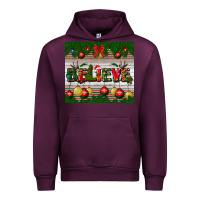 Mauve Wine Christmas Believe Urban Hoodie - BundleAndBundleShop