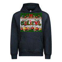 Navy Christmas Believe Urban Hoodie - BundleAndBundleShop