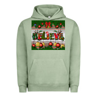Pigment Oil Green Christmas Believe Urban Hoodie - BundleAndBundleShop