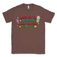 Chestnut please let me drink my iced coffee in peace Classic Tee - MaliasSmallBusiness