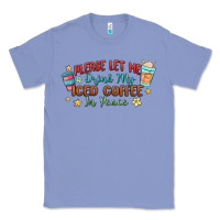 Colony Blue please let me drink my iced coffee in peace Classic Tee - MaliasSmallBusiness