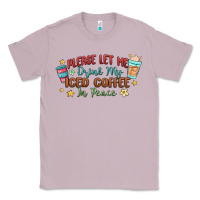 Lilac please let me drink my iced coffee in peace Classic Tee - MaliasSmallBusiness