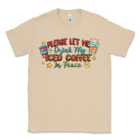 Mushroom please let me drink my iced coffee in peace Classic Tee - MaliasSmallBusiness