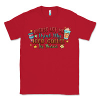 Red please let me drink my iced coffee in peace Classic Tee - MaliasSmallBusiness
