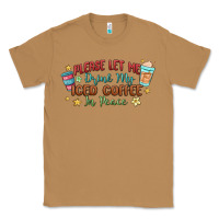 Toasted Coconut please let me drink my iced coffee in peace Classic Tee - MaliasSmallBusiness