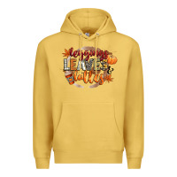 Antique Gold leaves and lattes Premium Hoodie - CowGirlArtShop