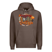 Coffee leaves and lattes Premium Hoodie - CowGirlArtShop