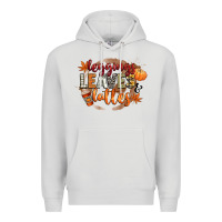 Dove Grey leaves and lattes Premium Hoodie - CowGirlArtShop