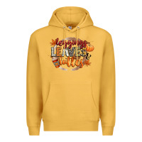 Mustard leaves and lattes Premium Hoodie - CowGirlArtShop