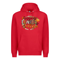 Red leaves and lattes Premium Hoodie - CowGirlArtShop
