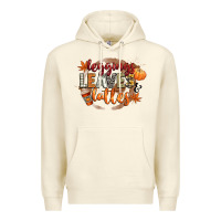 Sandshell leaves and lattes Premium Hoodie - CowGirlArtShop