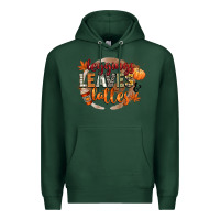 Sports Green leaves and lattes Premium Hoodie - CowGirlArtShop